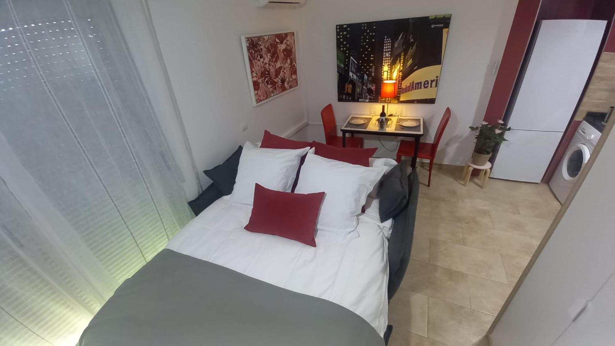 El Estudio De Las Mariposas,Sofa Cama , Cocina Y Bano Partida de La Cañada Kültér fotó